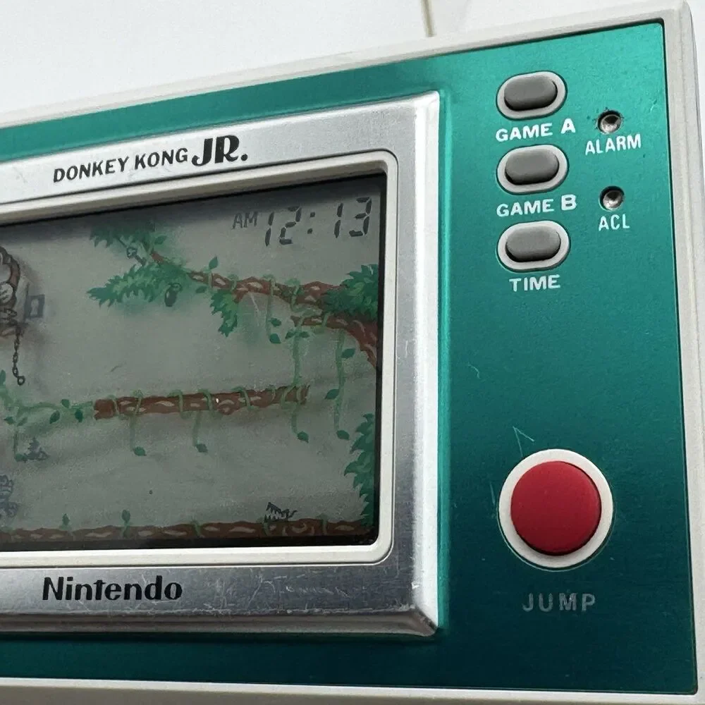 NINTENDO GAME AND & WATCH Donkey Kong Jr. Wide 1982 Retro VTG Tested Works Japan - Picture 4 of 8
